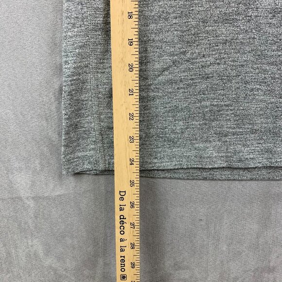 Rag & Bone Mens Shirt Small Gray Heather Henley Long Sleeve Knit Marled Cotton - Picture 6 of 8